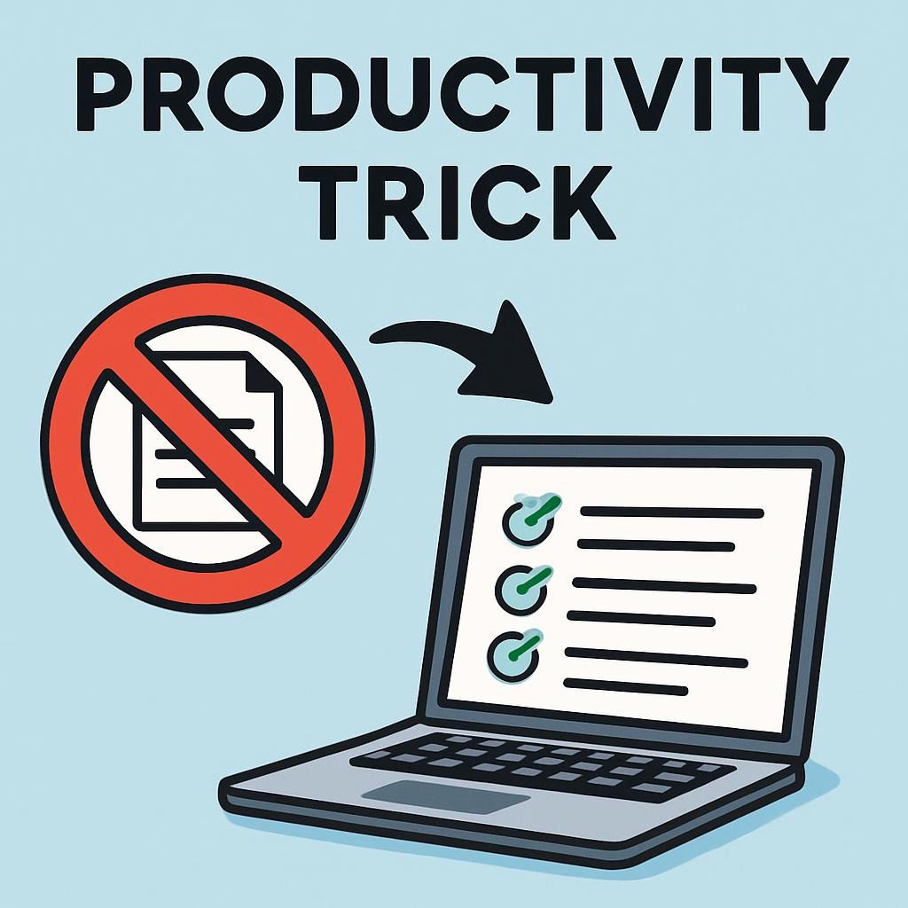 Productivity Trick