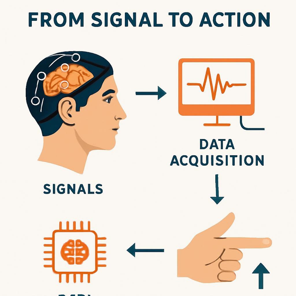 How Brain-Computer Interfaces WorkâFrom Signal to Action