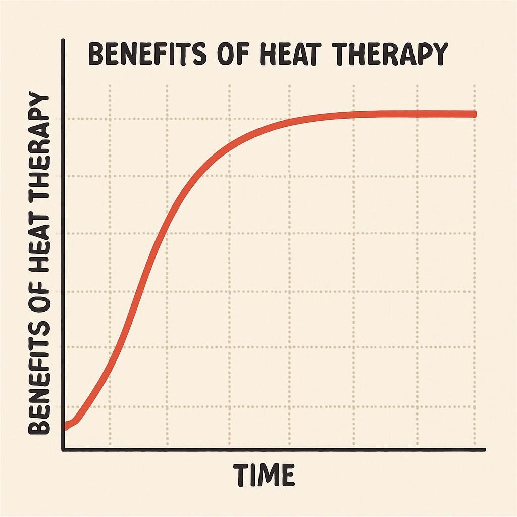Bar graph comparing lifespan extension from sauna use vs. standard exercise, data from 2025 studies