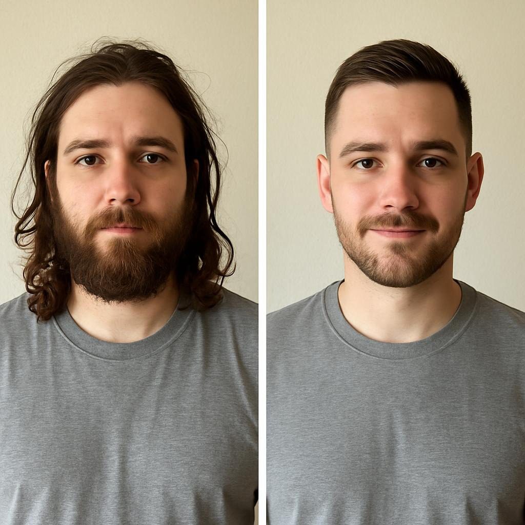 Client transformation timeline showing vitality metrics pre- and post-biohacking protocol