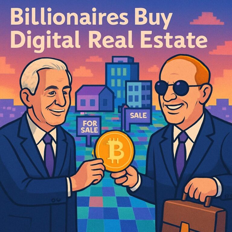 Billionaires Buy Digital Real Estate
