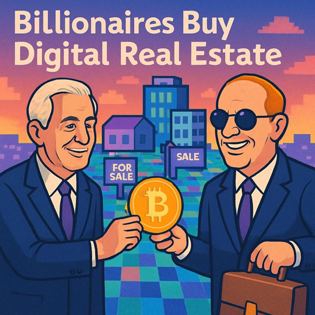 Billionaires Buy Digital Real Estate