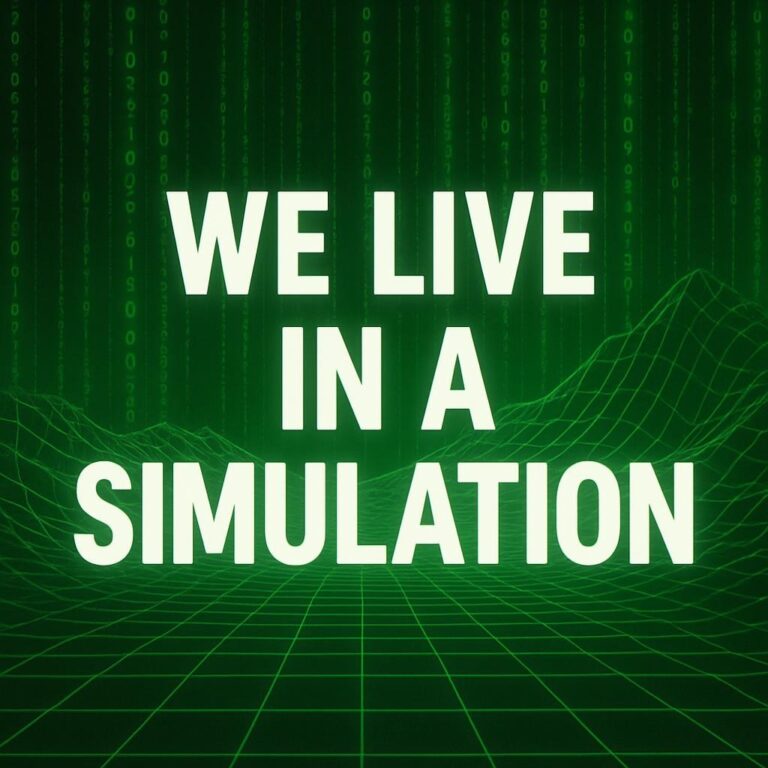 We Live in a Simulation